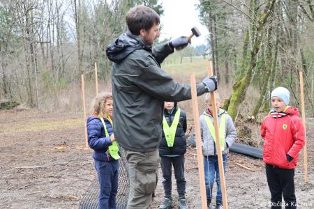 Z zasaditvijo dreves smo uradno odprli kolesarsko povezavo Kamnik–Godič (61)